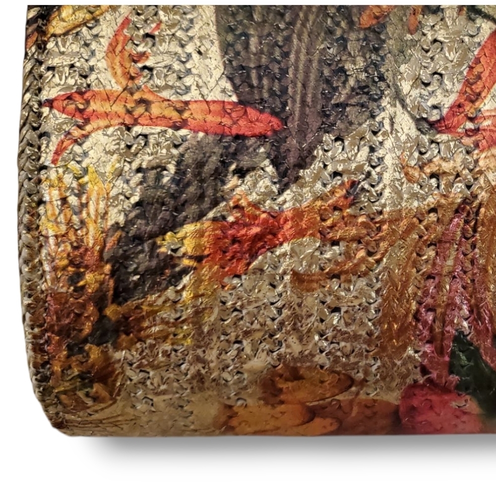 Sondra Roberts Tropical Bamboo Jungle Artistic Clutch with Magnetic Closure - Picture 7 of 13